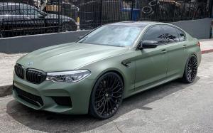 BMW M5 Military Green on Forgiato Wheels (RDB-M) 2019 года